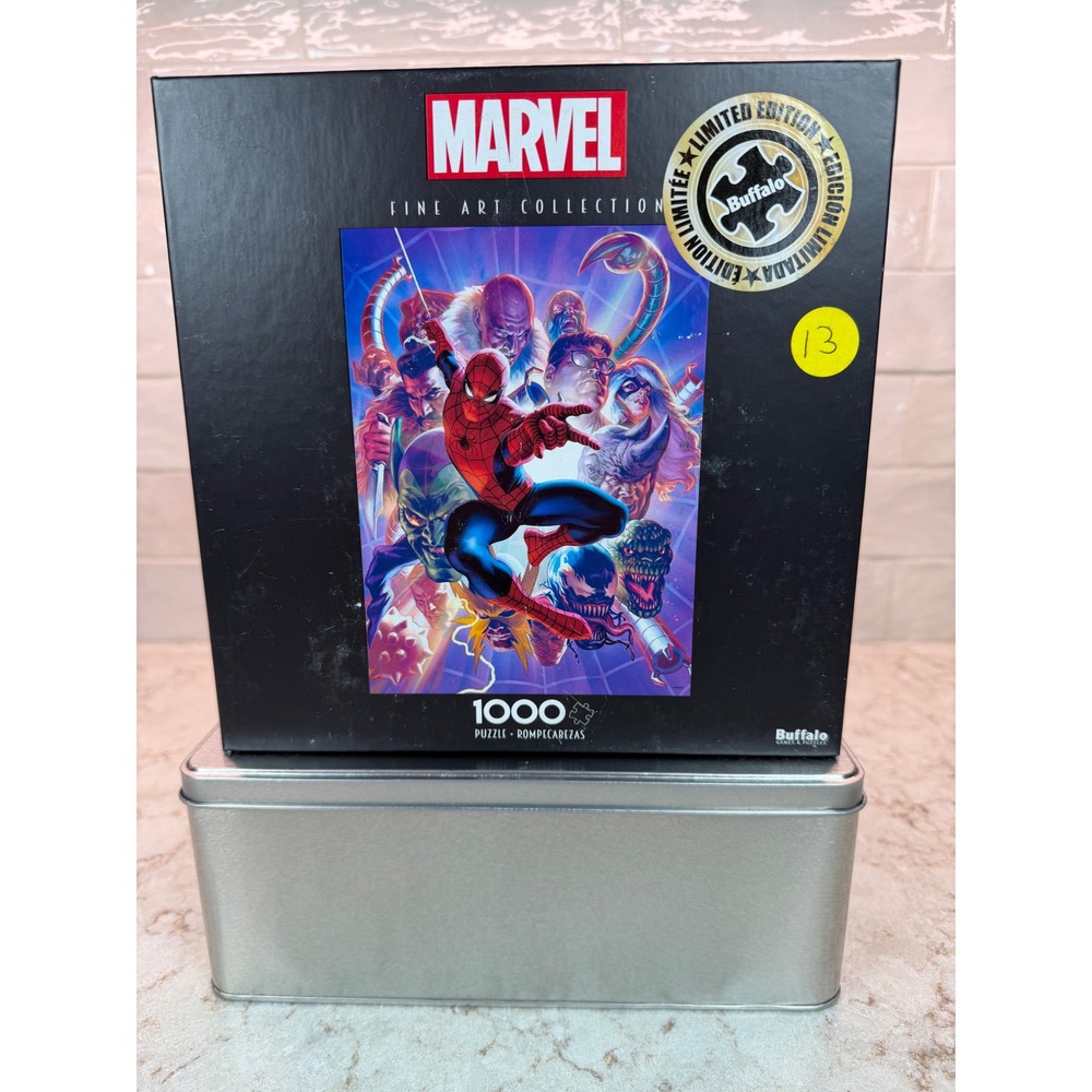 Marvel Fine Art Collection Spider-Man Villains 1000 Piece Puzzle Buffalo Games